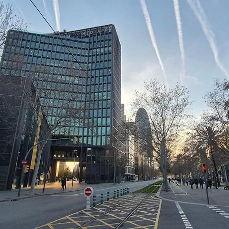 Apartamento En Avenida Diagonal - Torre Glorias - Angeles Terraza Barselona Dış mekan fotoğraf