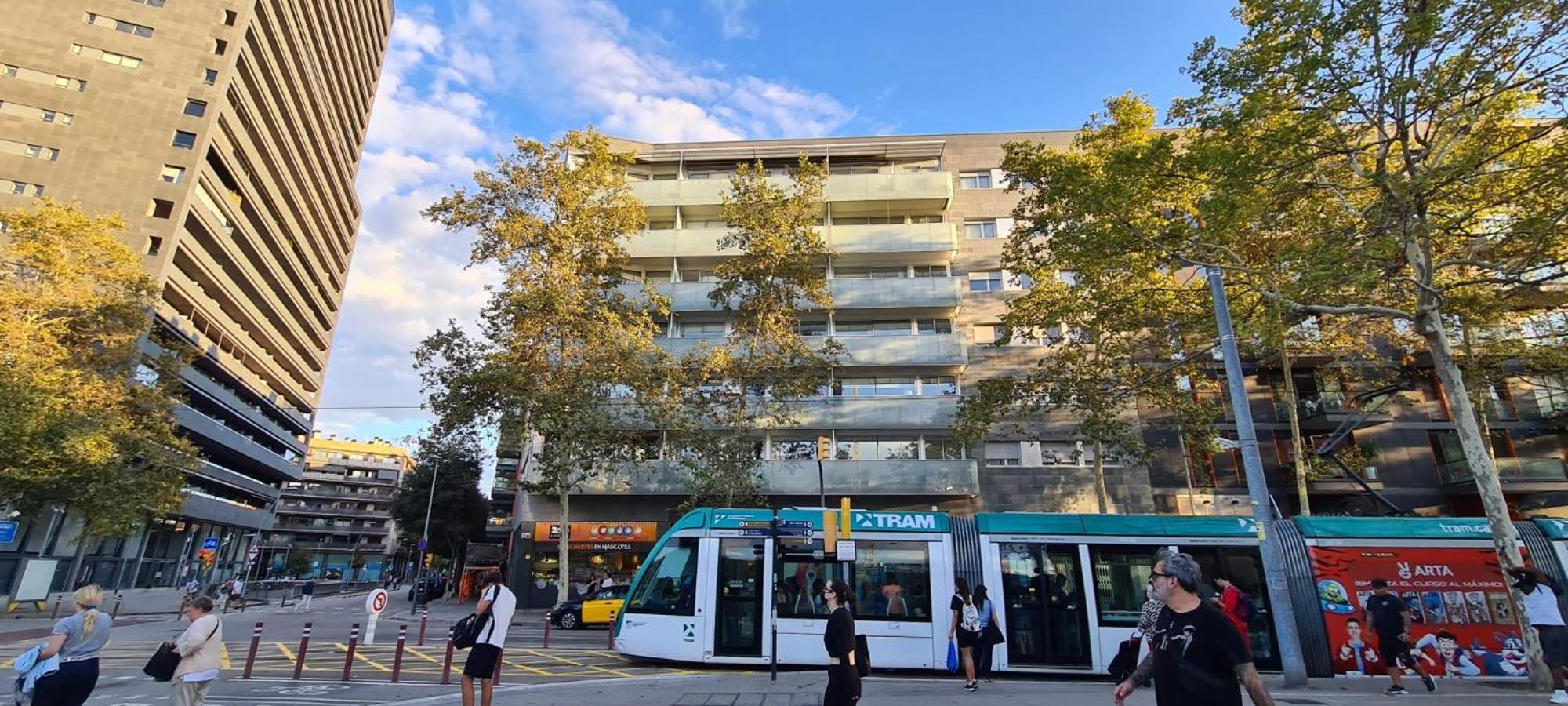 Apartamento En Avenida Diagonal - Torre Glorias - Angeles Terraza Barselona Dış mekan fotoğraf