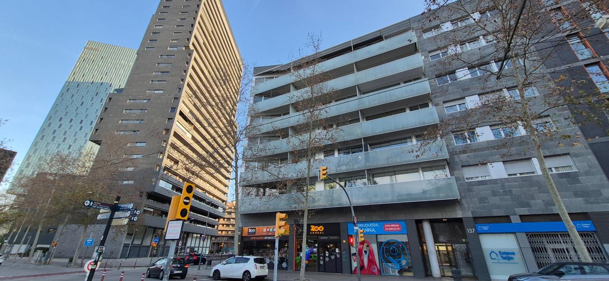 Apartamento En Avenida Diagonal - Torre Glorias - Angeles Terraza Barselona Dış mekan fotoğraf