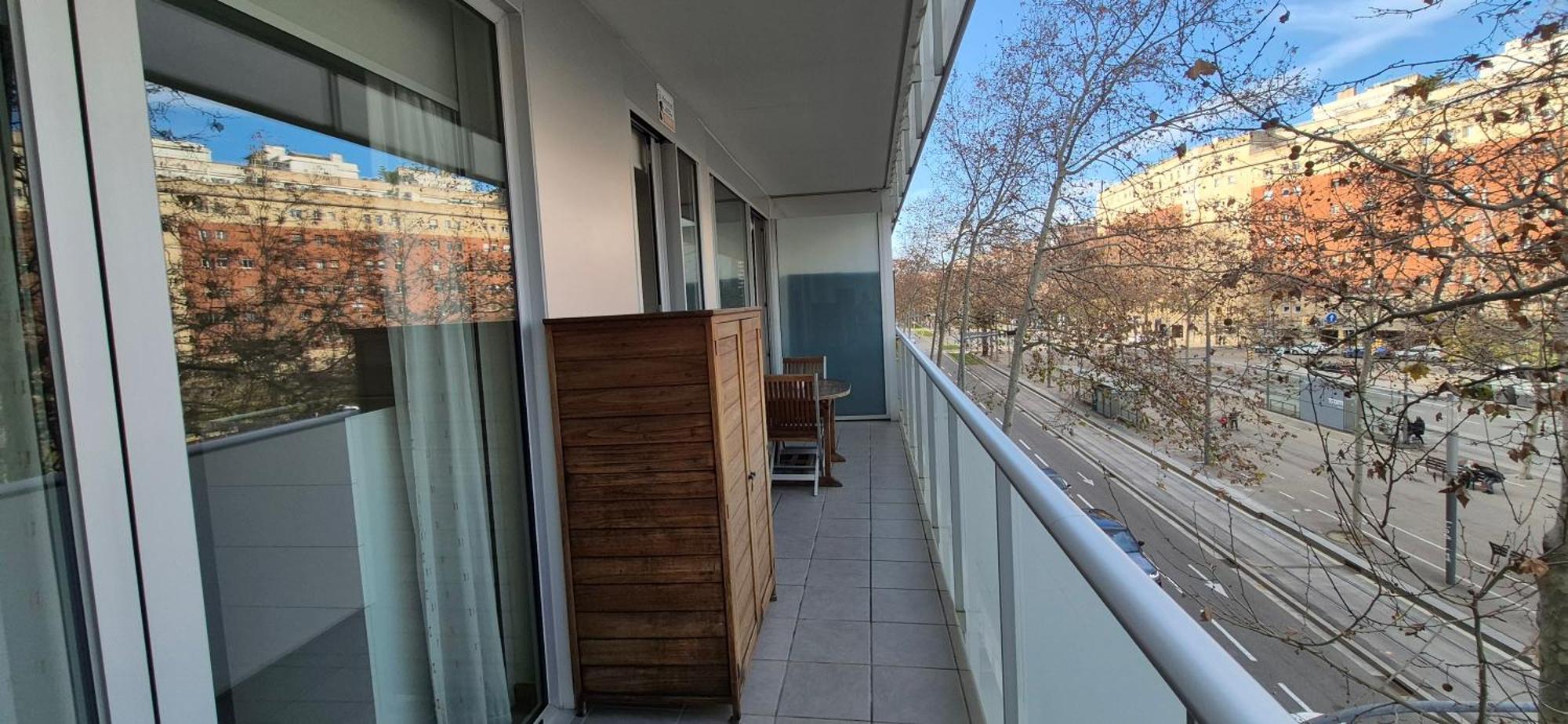 Apartamento En Avenida Diagonal - Torre Glorias - Angeles Terraza Barselona Dış mekan fotoğraf