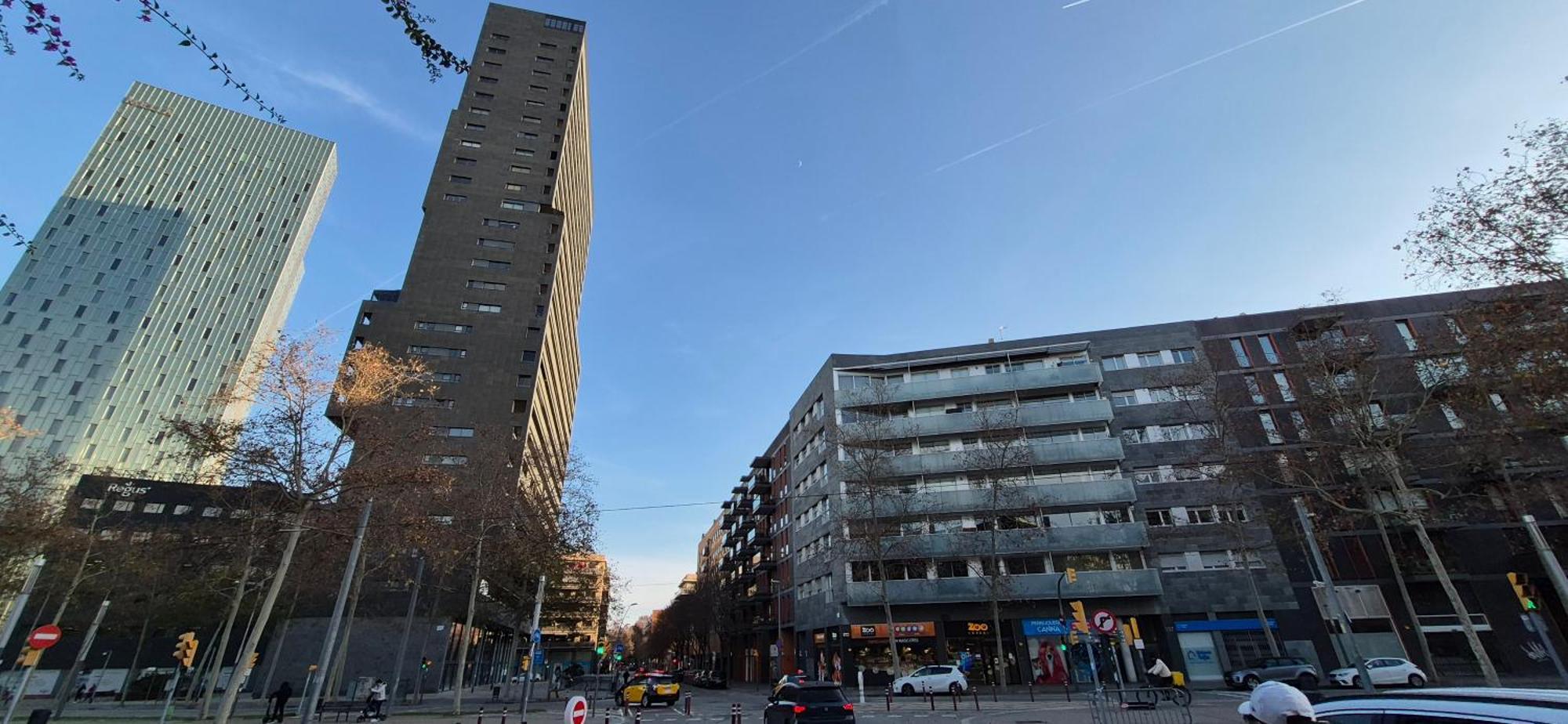 Apartamento En Avenida Diagonal - Torre Glorias - Angeles Terraza Barselona Dış mekan fotoğraf